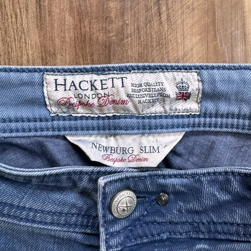 Hackett London Bespoke Denim Newburg Slim, Color 551 Blue, Size 38x32